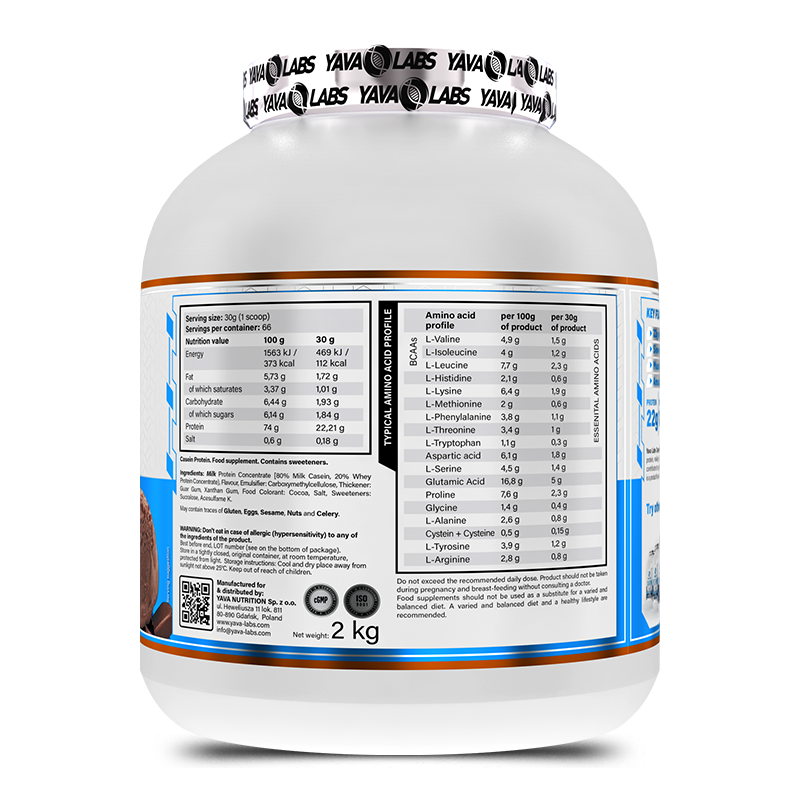 YAVA LABS Casein Protein