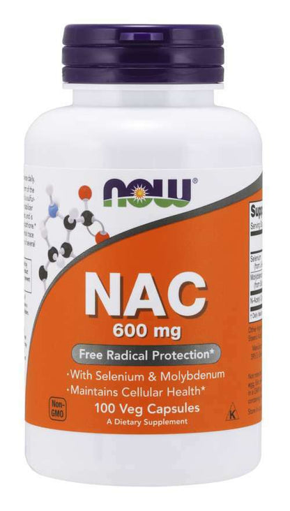 NOW FOODS NAC 600mg - 100 Veg. Kapseln