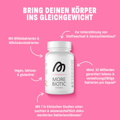 MORE NUTRITION Biotic - 30 Kapseln !MHD 30.7.25!