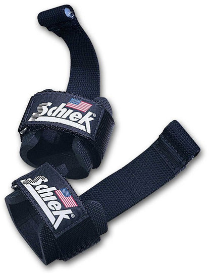 SCHIEK Deluxe Lifting Straps with Dowels Model 1000-DLS Black