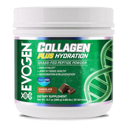 EVOGEN NUTRITION Collagen – Hydrolysiertes Kollagen Typ I & III mit Aquamin und Vitamin D – 30 Portionen