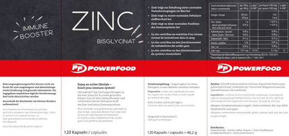 POWERFOOD ONE Zinc - 120 Kapseln