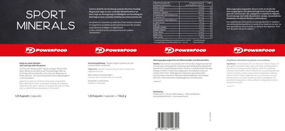 POWERFOOD Sport Minerals - 120 Caps
