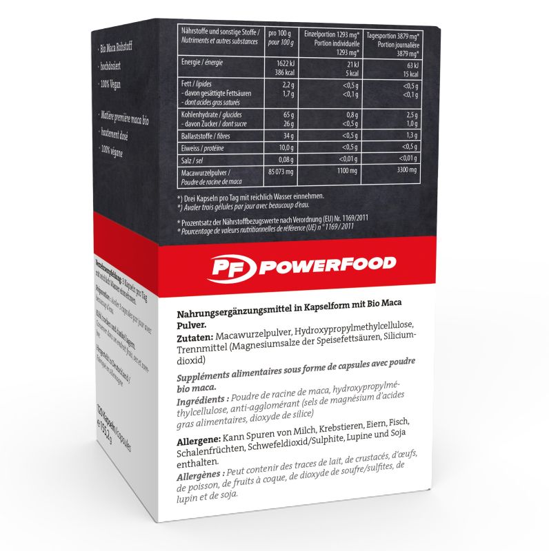 POWERFOOD ONE Maca - 120 Caps - !MHD 10/25!