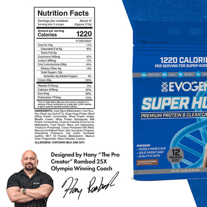 EVOGEN Super Huge Mass Gainer - 5,44kg