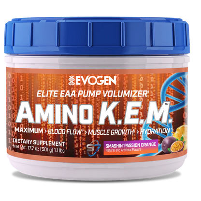 EVOGEN AMINO K.E.M - Elite EAA Pump Volumizer - 492g Dose (30 Port.)