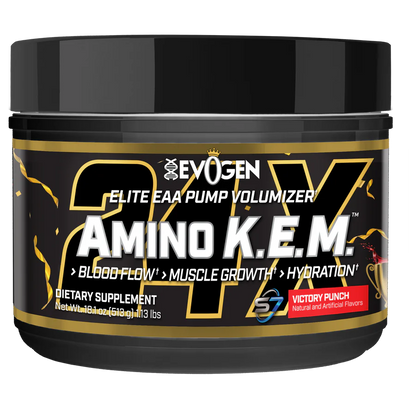 EVOGEN AMINO K.E.M - Elite EAA Pump Volumizer - 492g Dose (30 Port.)