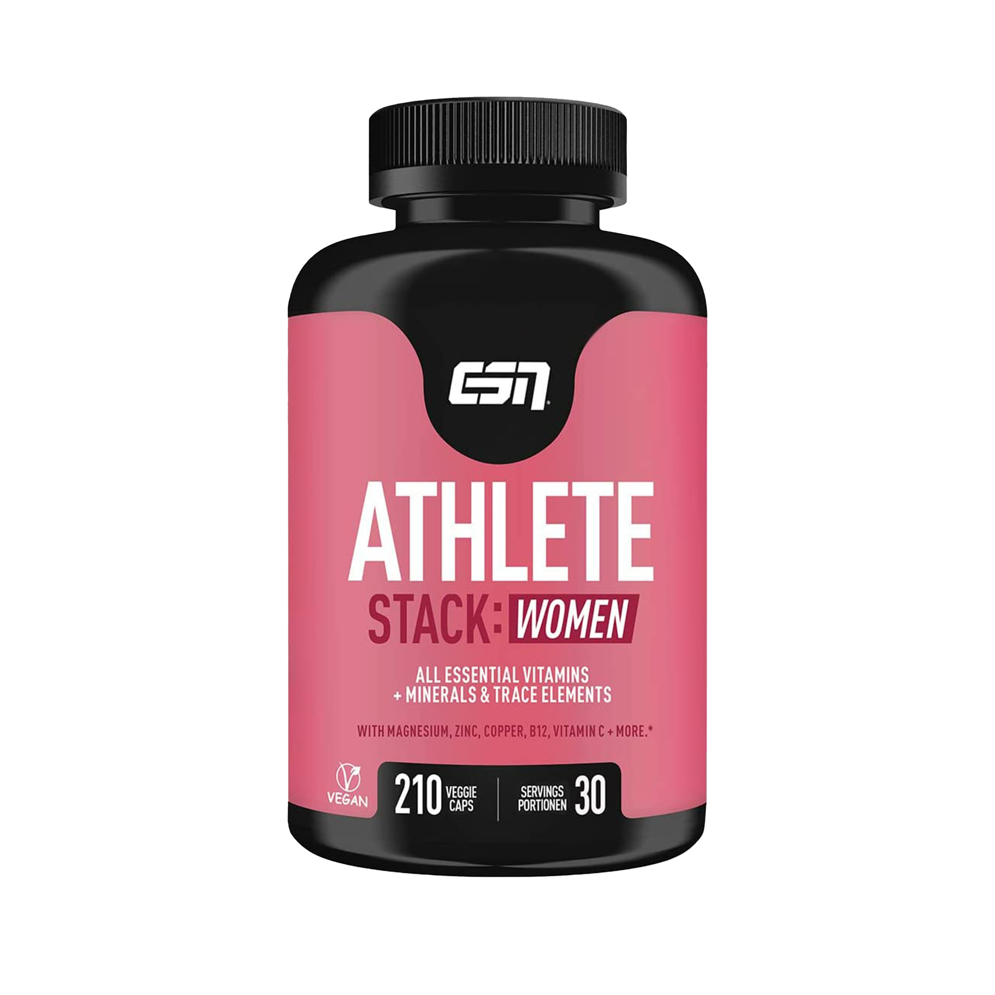 ESN Athlete Stack Women Vegan - 210 Caps/Kapseln