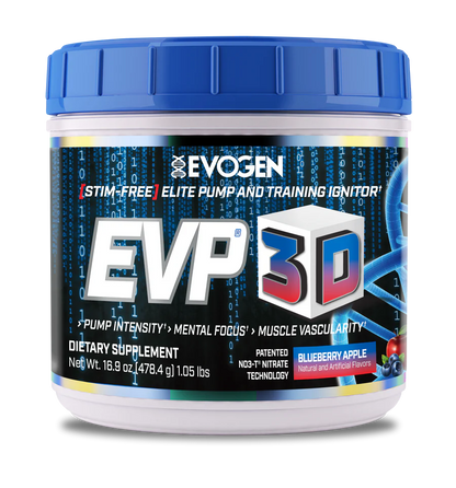 EVOGEN EVP 3D Elite Pump Pre-Workout Booster - 480g (40 Port.)