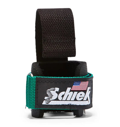 SCHIEK Deluxe Lifting Straps with Dowels Model 1000-DLS Black