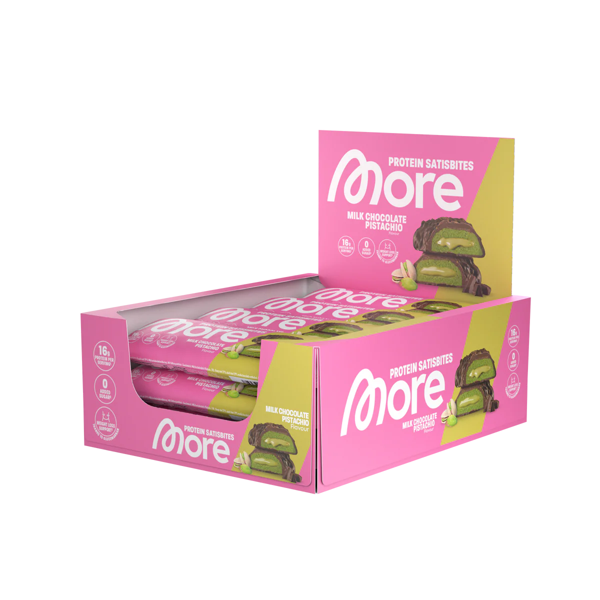 MORE NUTRITION Protein Satisbites