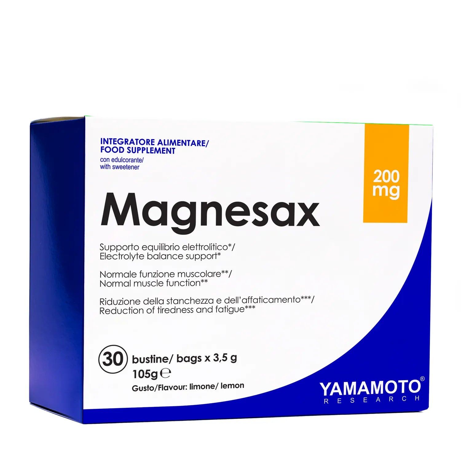 YAMAMOTO Magnesax (Magnesium Bisglycinat) - 30x3,5g Sachet Lemon