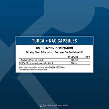 APPLIED NUTRITION Tudca+Nac - 90 Kapseln