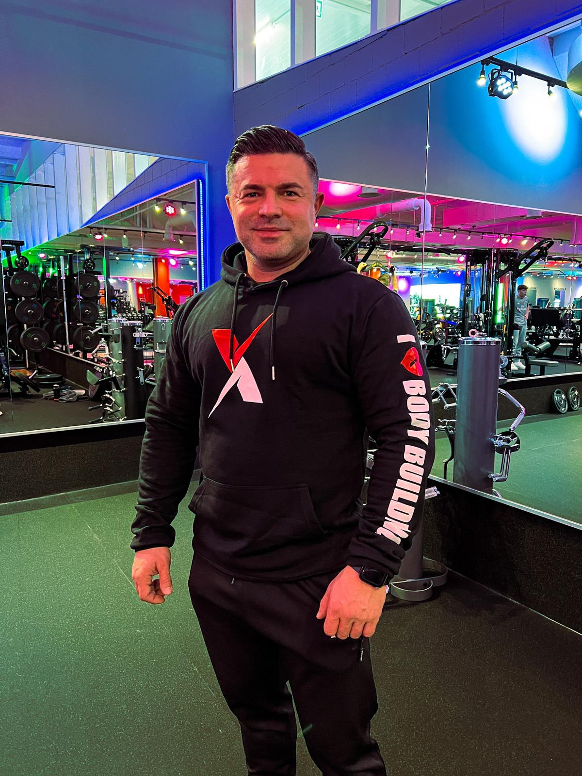 Body Power Hoodie " I LOVE BODYBUILDING "