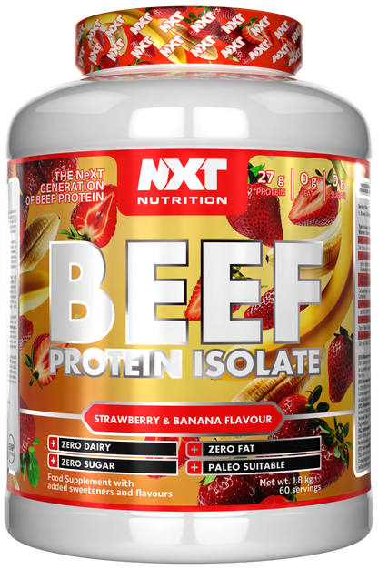 NXT NUTRITION Beef Protein Isolate - 1800g - 2160g Dose