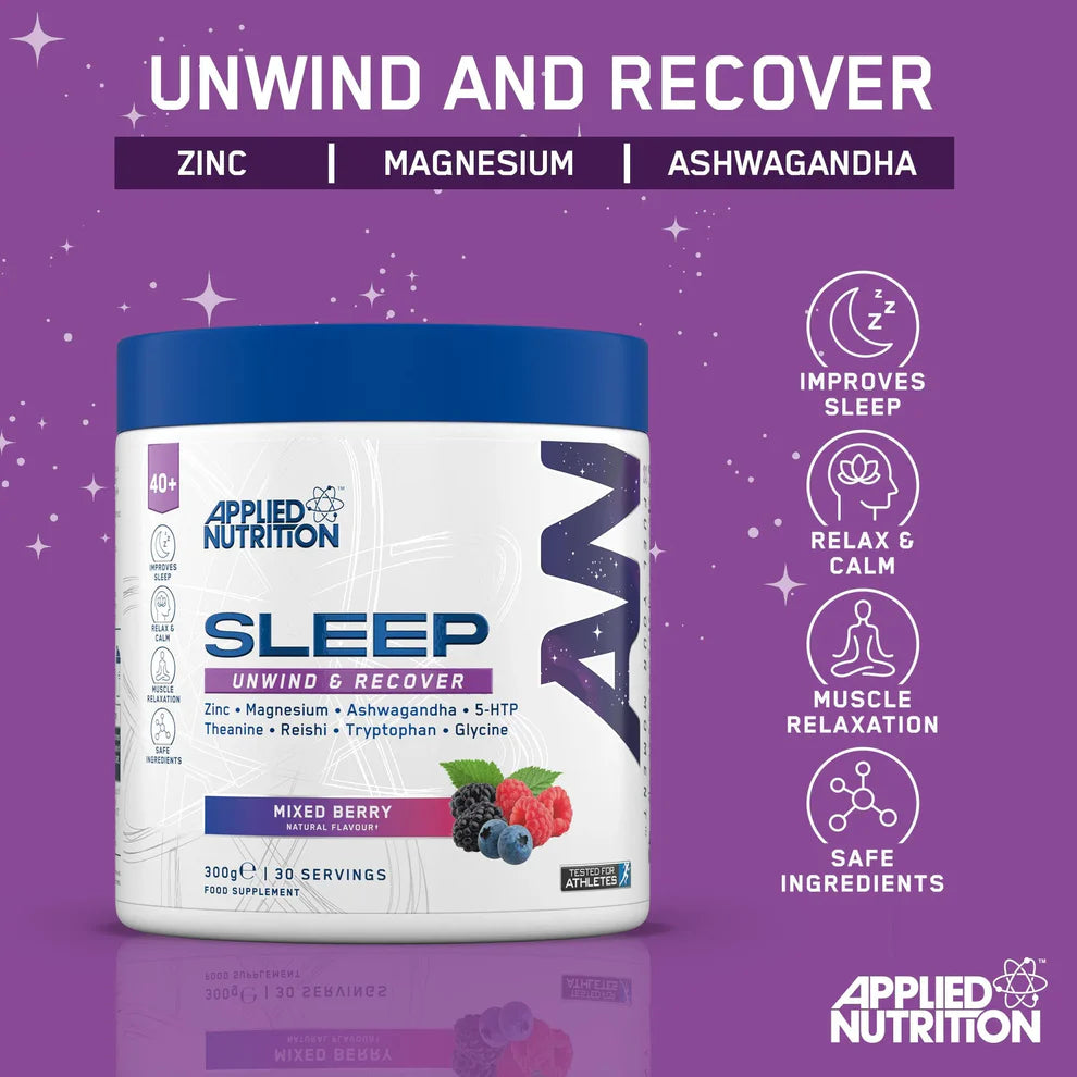 Applied Nutrition Agewell 40+ Sleep - 300g Mixed Berry