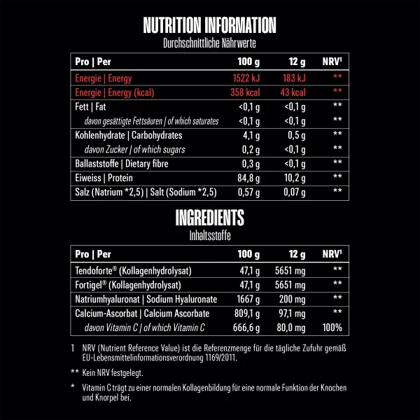 BIG ZONE Joint Collagen Peptides - 360g Dose