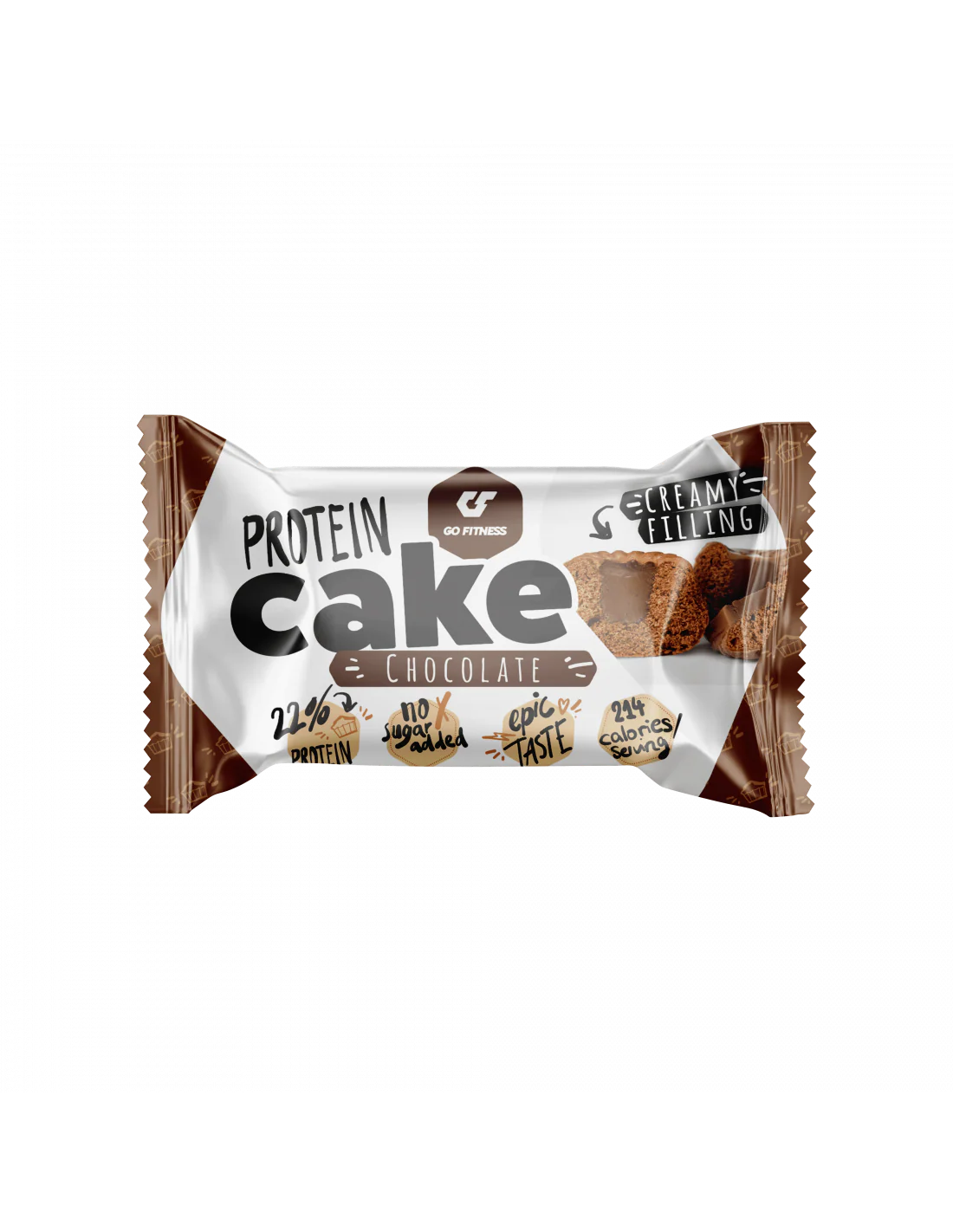 GOFITNESS Protein Cake Chocolate - 50g