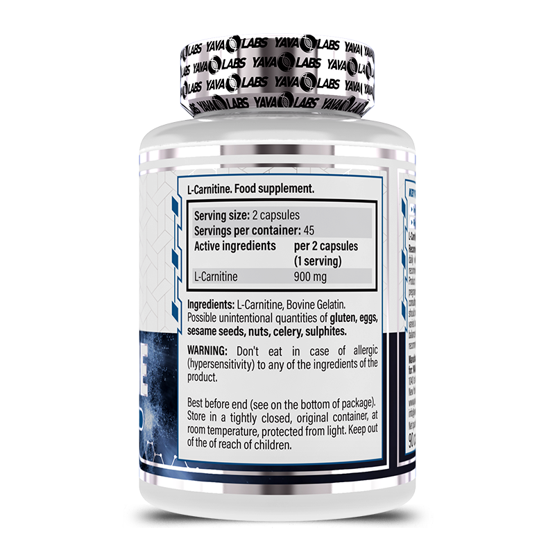 YAVA LABS L-Carnitine - 90 Caps