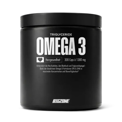 BIG ZONE Omega 3 Fury Triglyceride  - 300 Soft Gel Kapseln