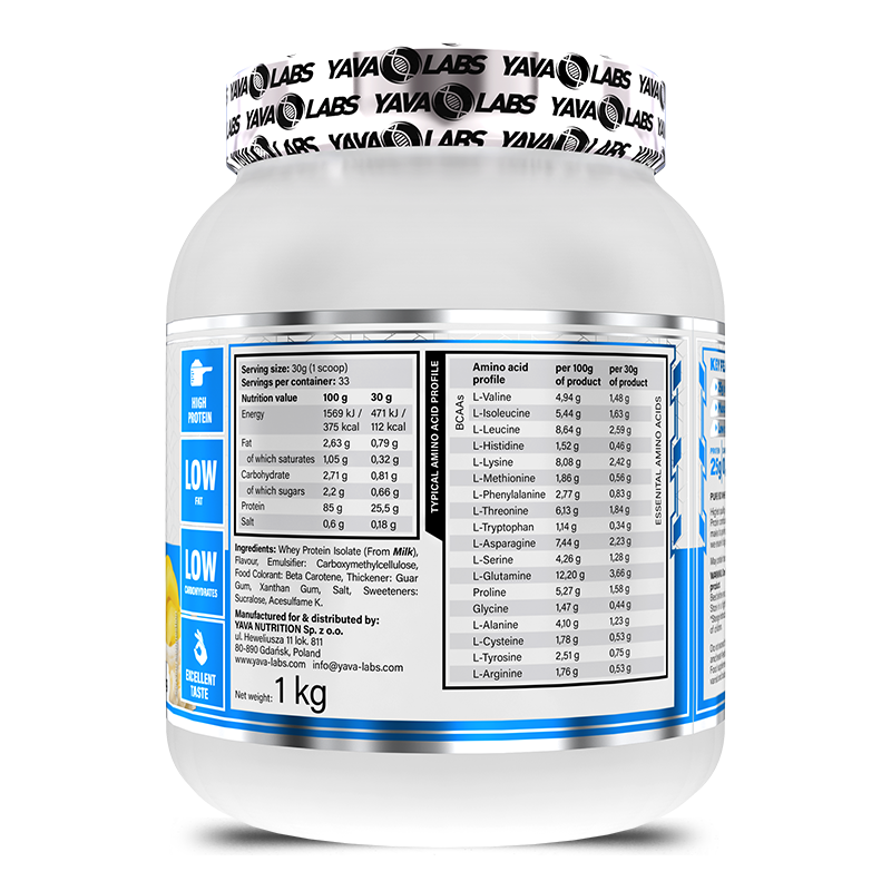 YAVA LABS Pure Iso Whey