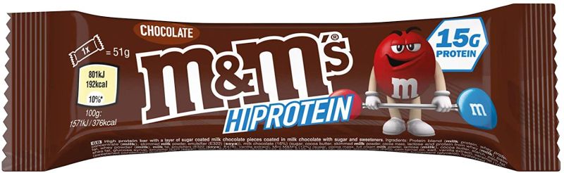M&M Hi Protein Bar 51g