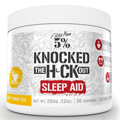 5% NUTRITION Knocked The F*ck Out Sleep Aid - 204g Dose (30. Port.)