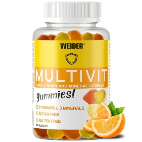 WEIDER Multivitamin Gummies - 80 Gummies