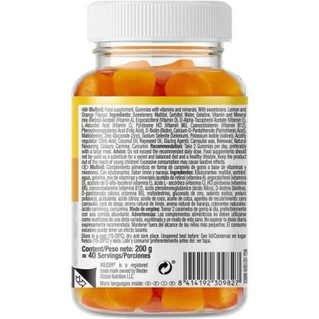 WEIDER Multivitamin Gummies - 80 Gummies
