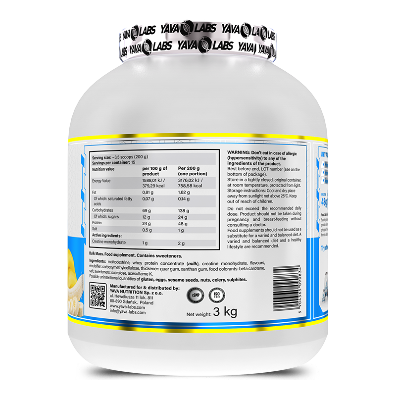 YAVA LABS Bulk Mass